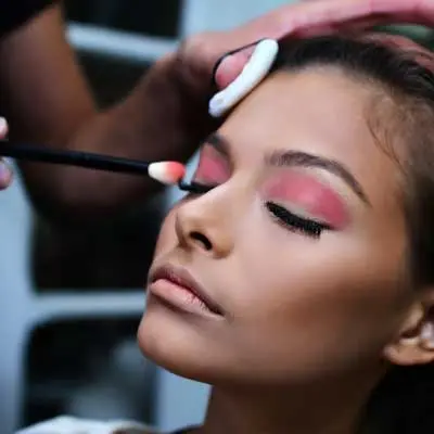 makeup in white angel salon